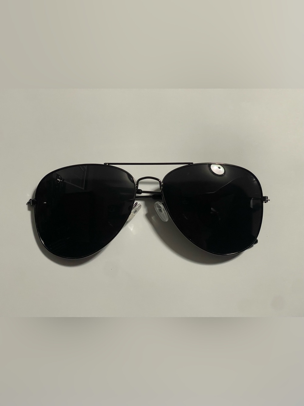 Send offer to me Classic Black Aviator Sunglasses for Women or Men Lightweight